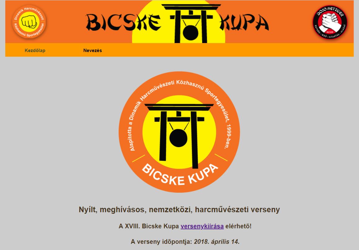 Bicske Kupa 2018